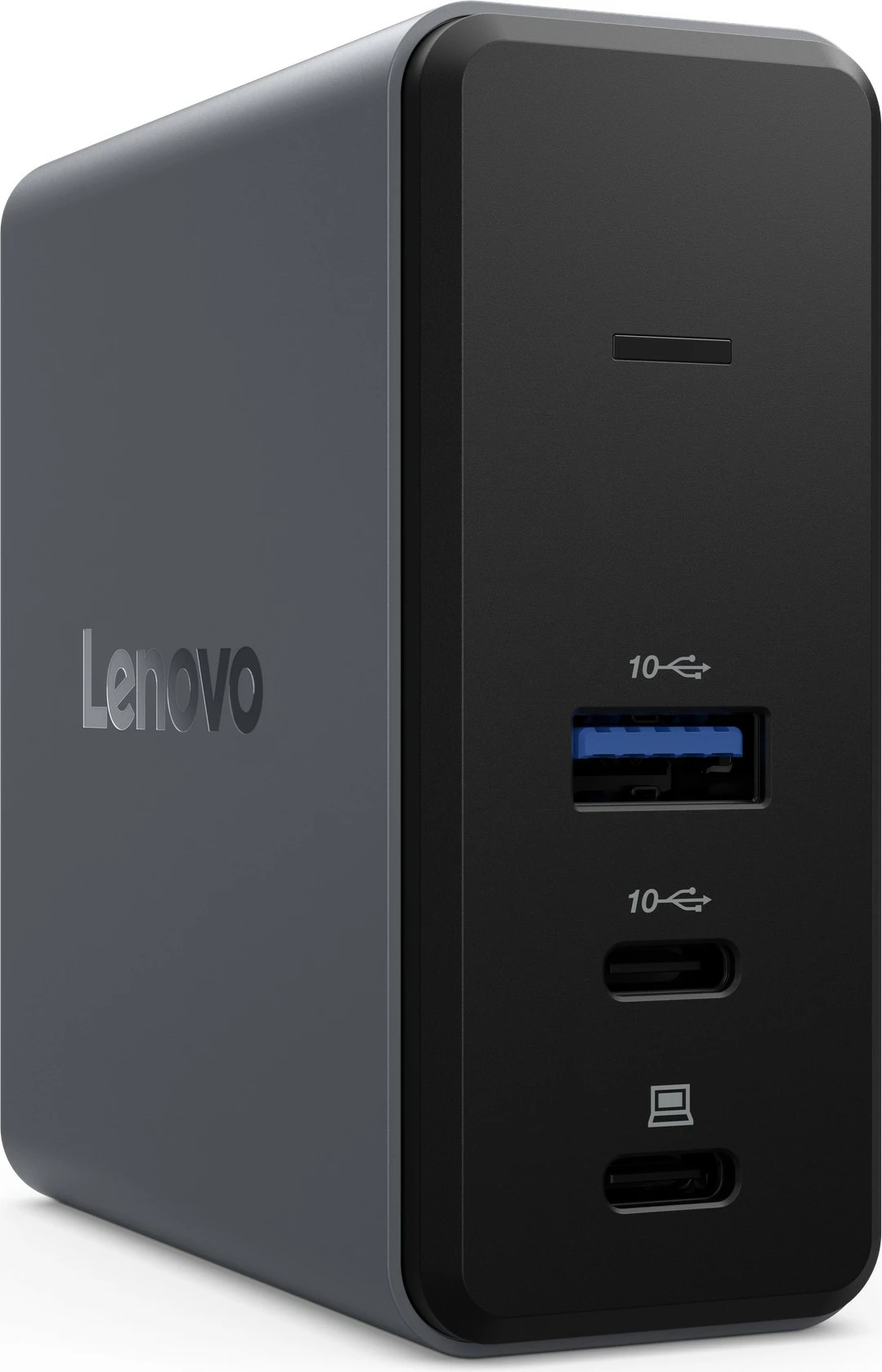 Docking station Lenovo GAN Powered X9, USB Type-C, HDMI 2.1, 60W, gri