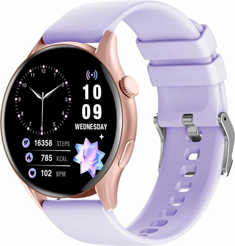 Smartwatch Gravity GT11-7, rrip rozë gold + byzylyk