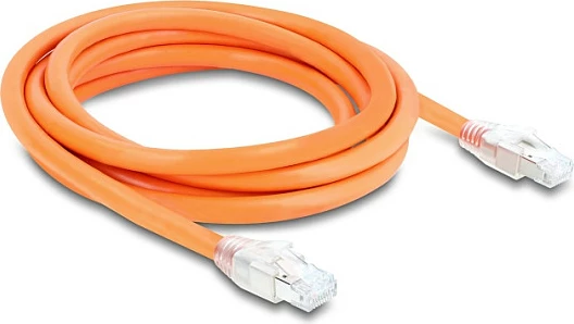 Kabllo rrjeti DeLOCK RJ45 Cat8.1, 2 m, 40 Gbps, portokalli