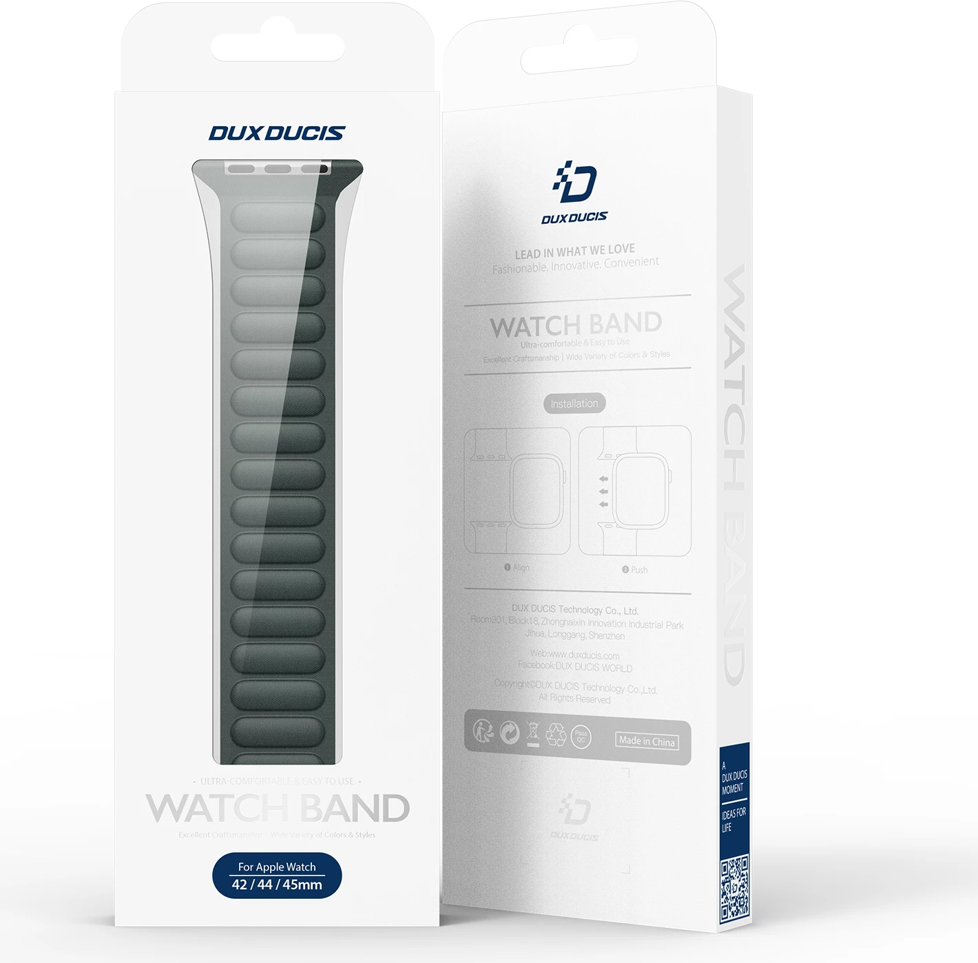 Rrip magnetik Dux Ducis Strap BL për Apple Watch 38/40/41mm, i gjelbër