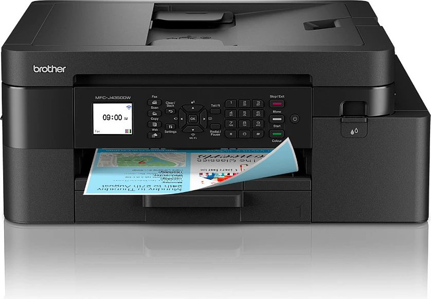 Printer multifunksional Brother MFC-J4350DW, inkjet, A4, duplex, ngjyra, i zi