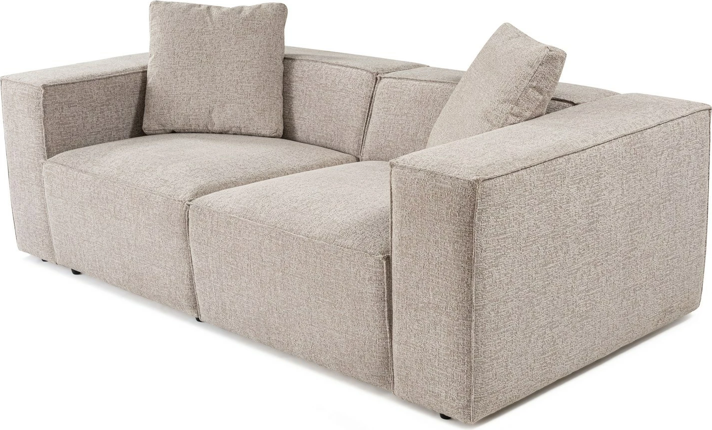 Divan dy vendësh Atelier del Sofa, Lora 2 vendësh, ngjyrë moka