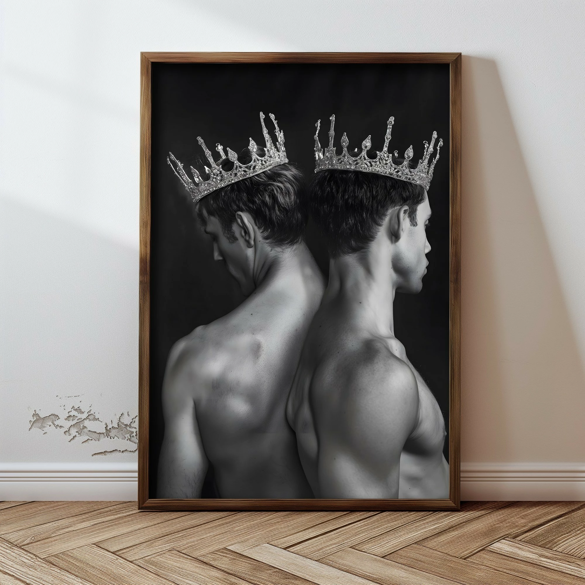 Pikturë dekorative me kornizë MDF, Wallity, GE164-L, shumëngjyrëshe