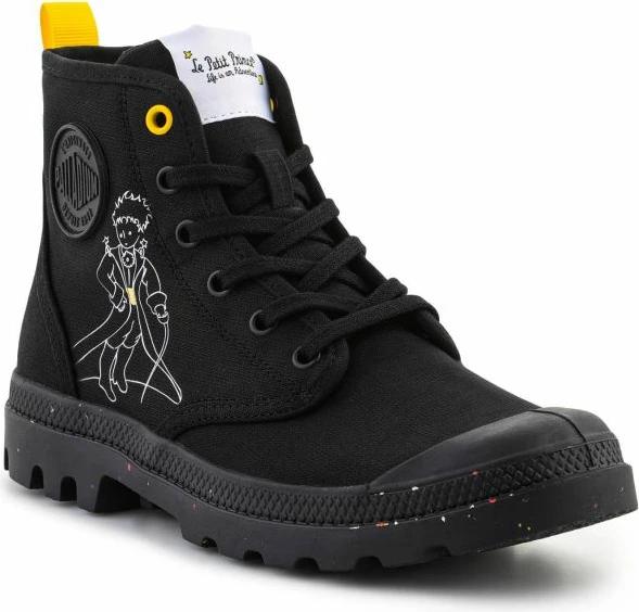 Këpucë Palladium për meshkuj dhe femra, të zeza