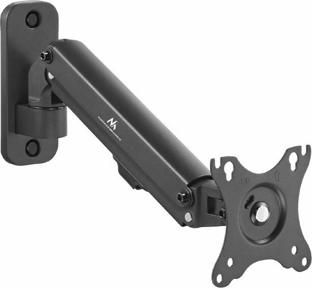 Mbajtëse muri për monitor Maclean MC-458 17-27\" VESA 75x75/100x100, gas spring, max 7 kg, e zezë