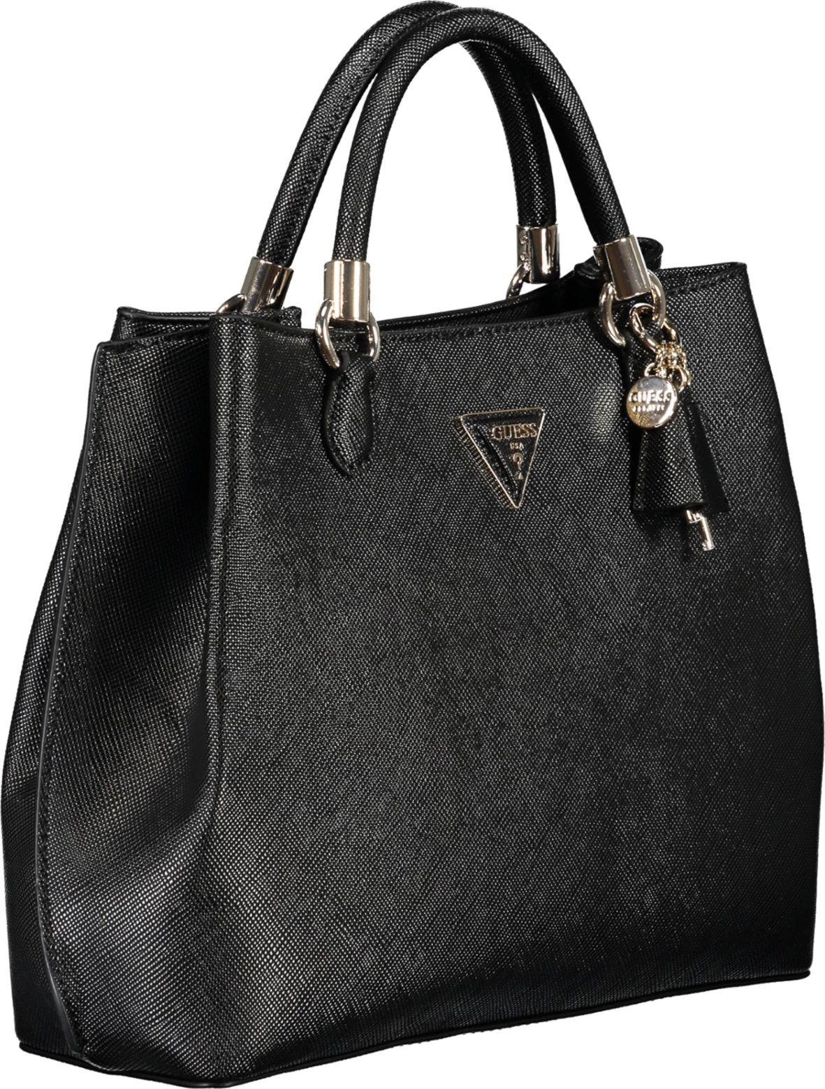 Çantë GUESS JEANS GIZELE BAG femra, e zezë