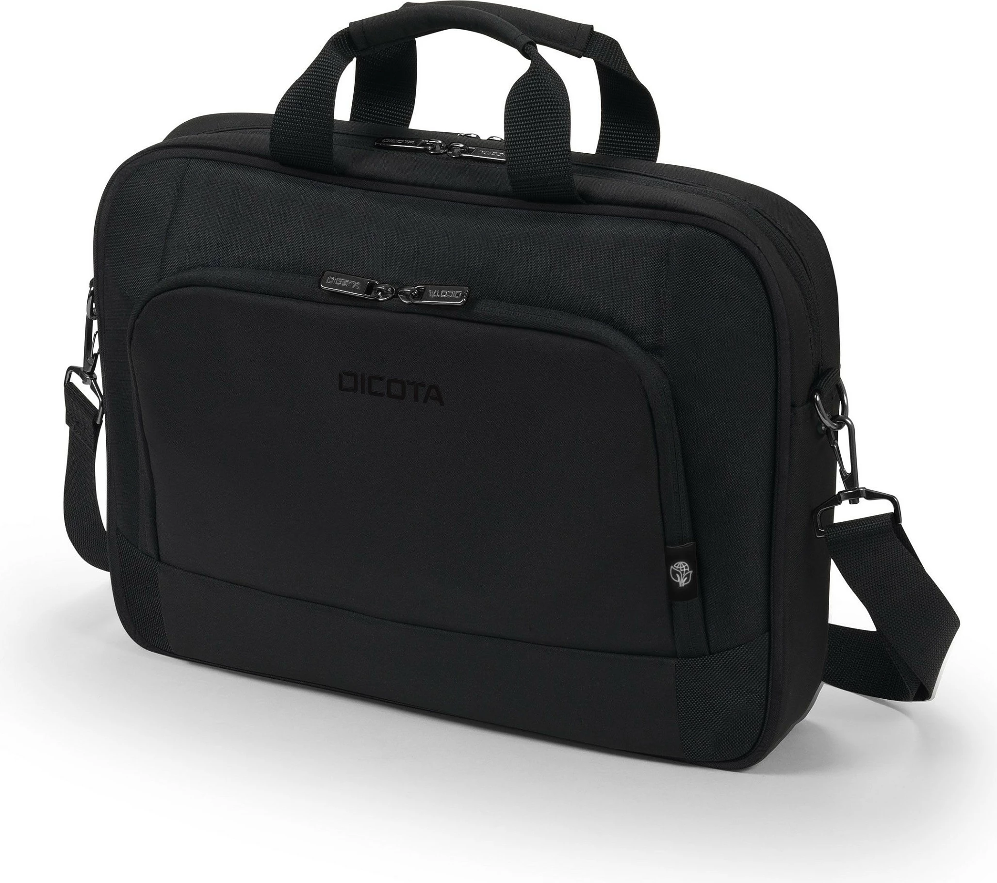 Çantë laptopi DICOTA Eco Top Traveller BASE, 14.1", me rrip shpatulle, e zezë