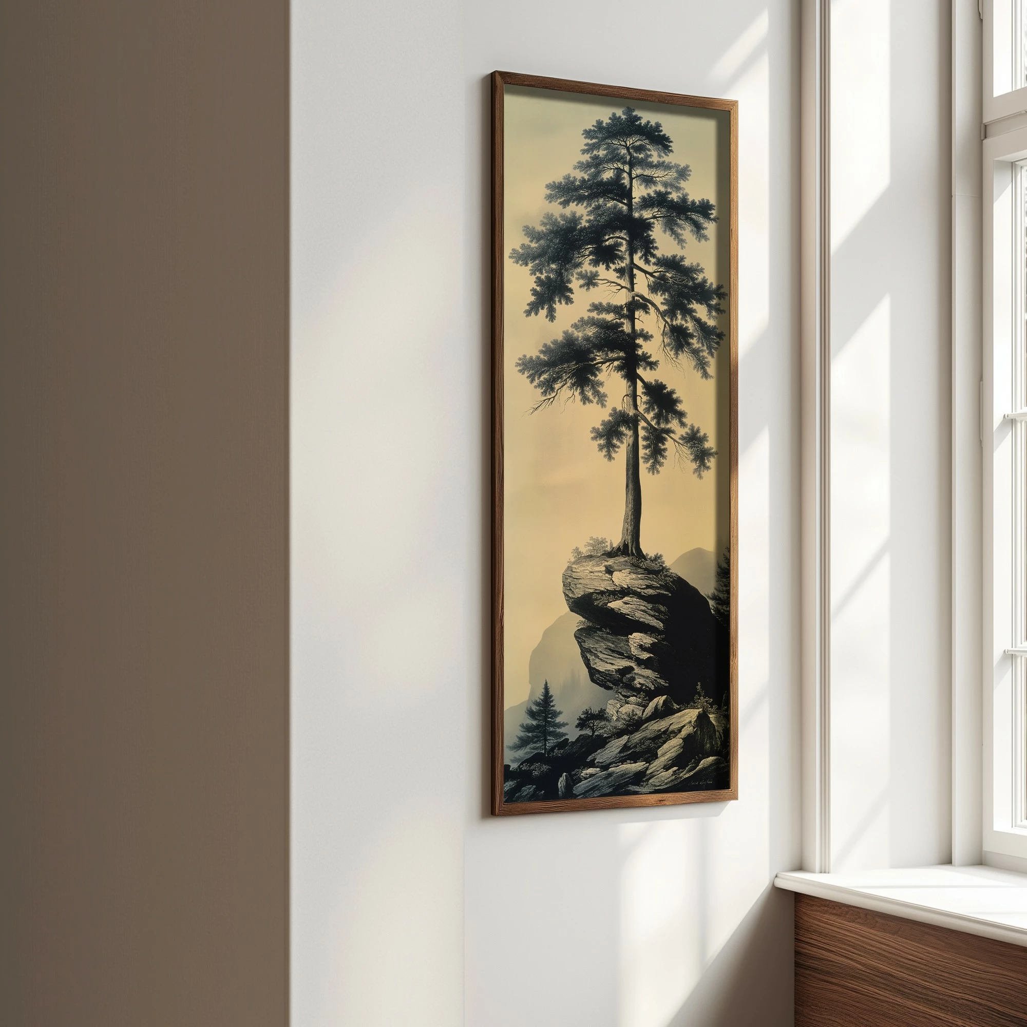 Pikturë dekorative me kornizë MDF, Wallity, EMR079, shumëngjyrëshe, 40x120x3.5cm
