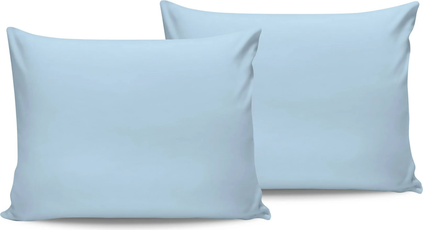 Set këllëfësh jastëku (2 copë), ngjyrë kaltër e çelët, L'Essentiel Linge de Maison