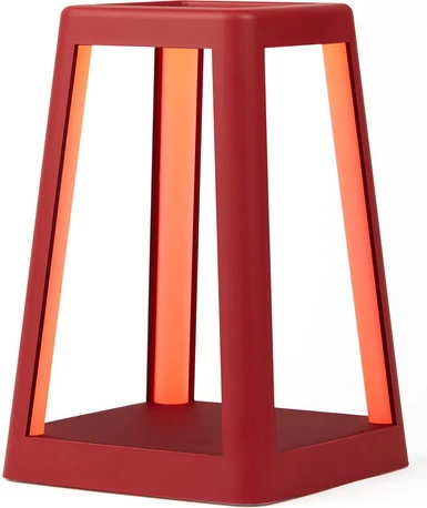 Llambë portative Lexon Lantern LH94DR me karikues wireless, LED, 15W, e kuqe