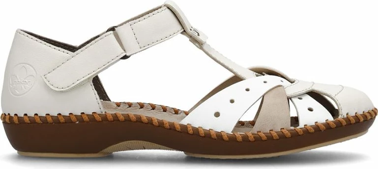 Sandale femra Rieker M1655-61, bezhë