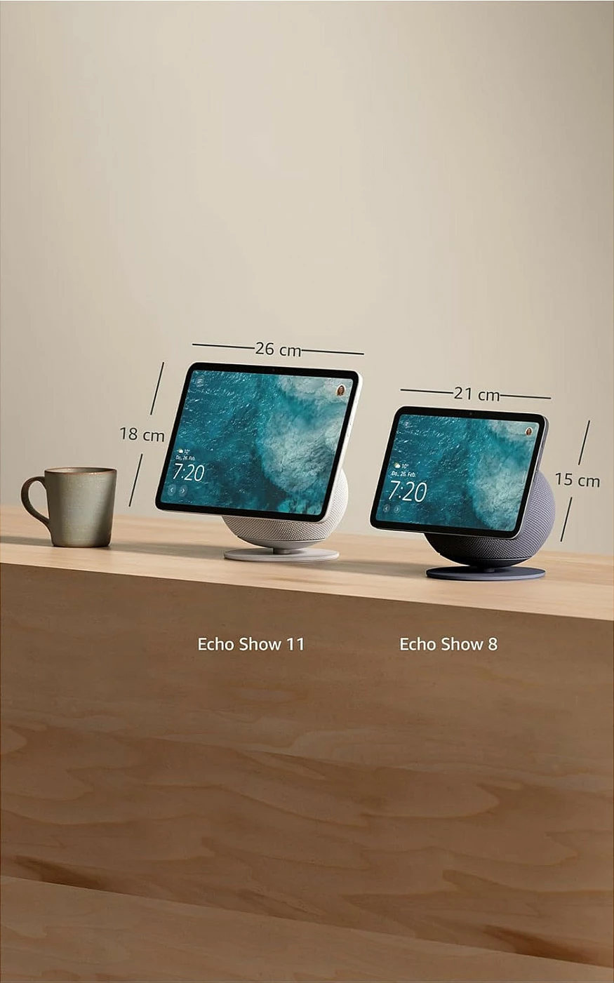 Ekran smart AMAZON Echo Show 11 (2025), 11", Alexa, Bluetooth, Wi‑Fi 6, kamerë 13MP, Graphite