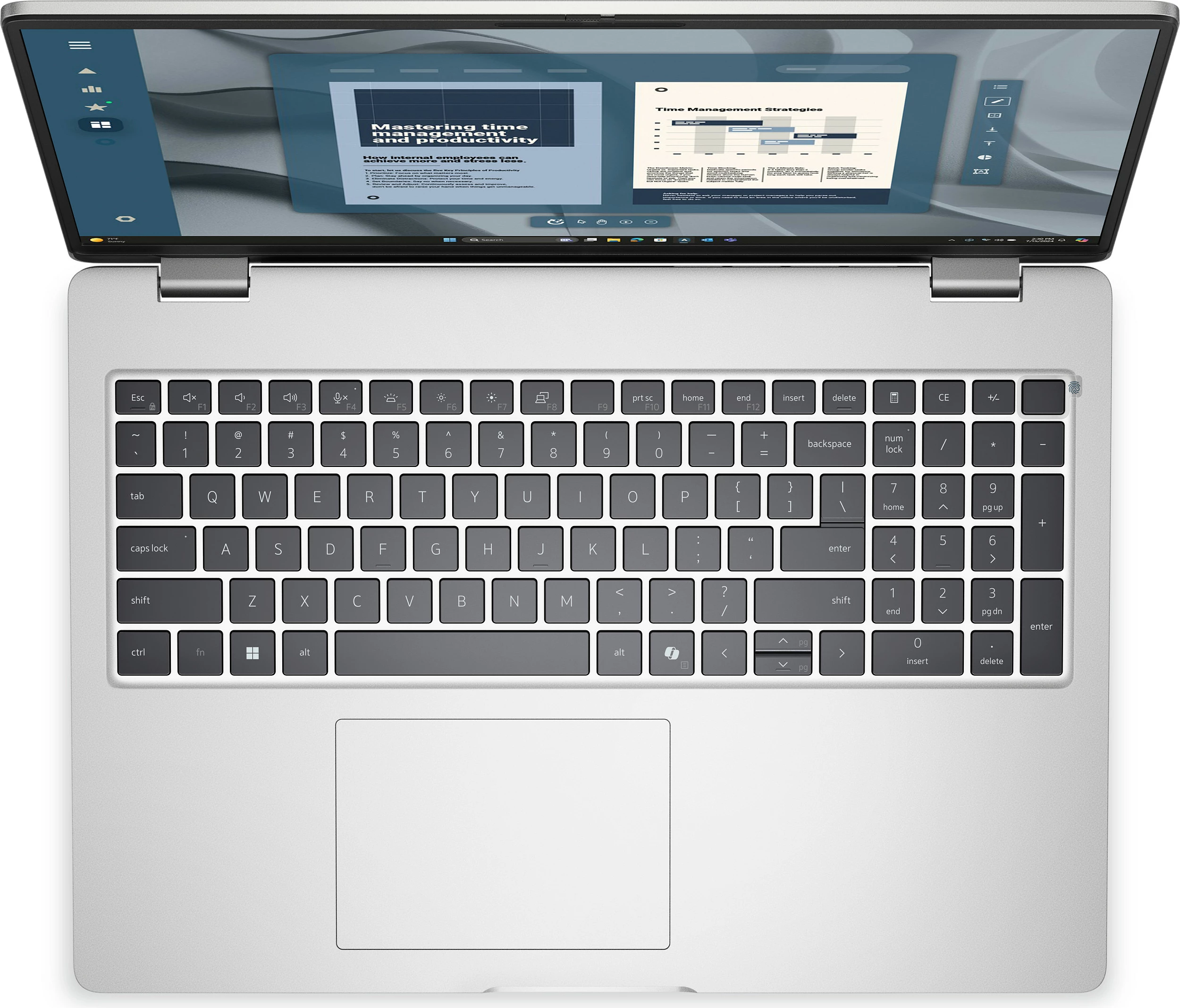Laptop Dell Pro 16 PC16255, Ryzen AI 5 PRO 340, 16GB RAM, 512GB SSD, 16" 1920x1200, Windows 11 Pro, Platinum Silver