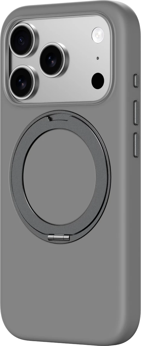 Mbështjellës AmazingThing Cloudie për iPhone 17 Pro, me mbajtëse, MagSafe, Gri