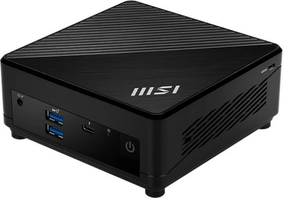 Mini kompjuter MSI Cubi 5 1M-438BEU, Intel Core 5 120U, DDR5 deri 64GB, SSD M.2 PCIe 4.0, Wi‑Fi 6, Bluetooth, pa OS, e zezë