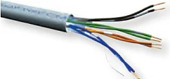 Kabllo rrjeti ROLINE 21.15.1686, Cat6a U/UTP, 100 m, 10Gbps, LSZH, gri