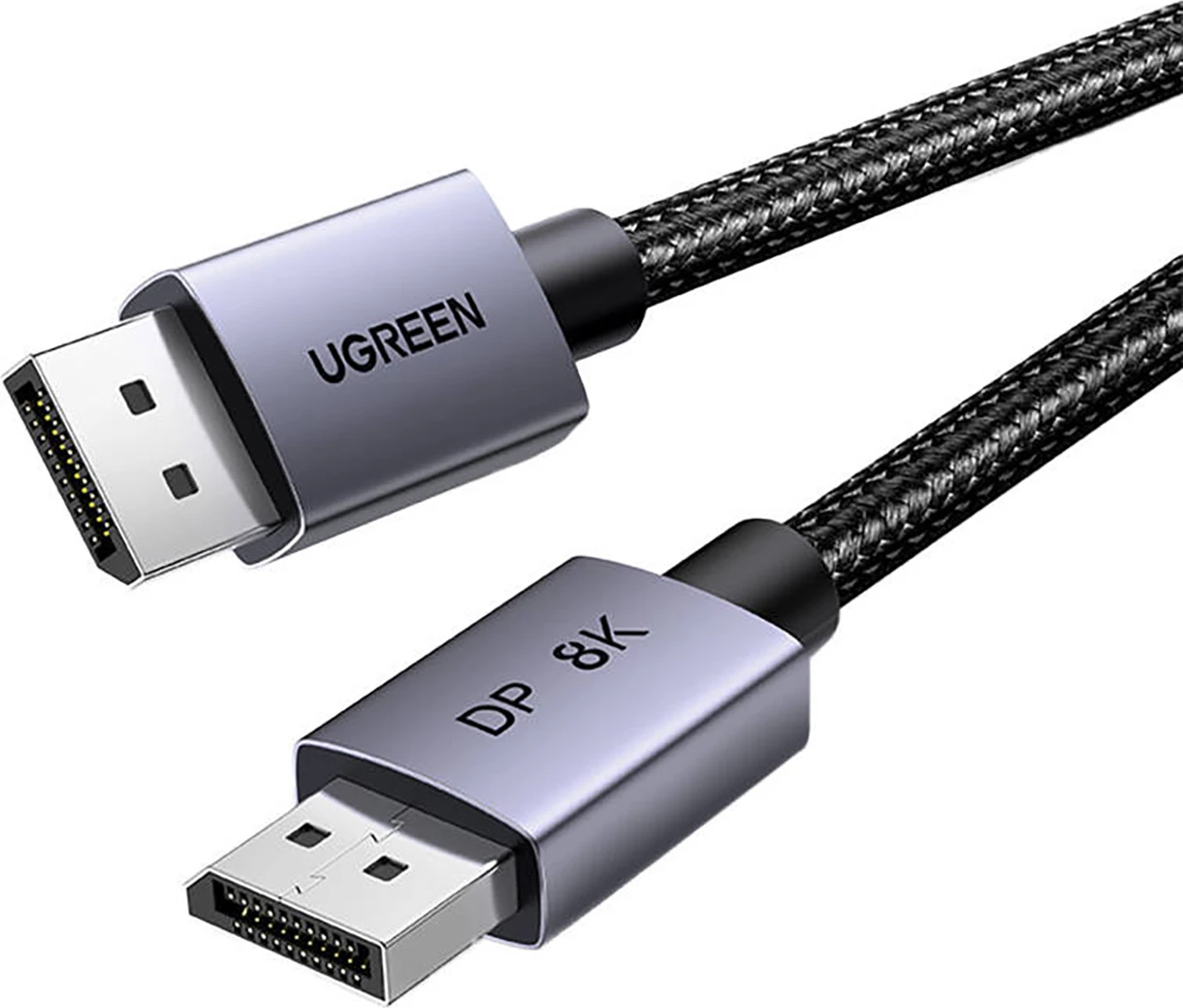 Kabllo DisplayPort Ugreen DP120, 1m, 8K, e zezë