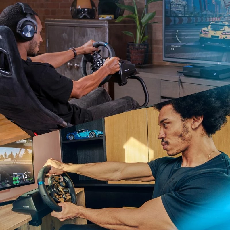 Timon lojrash Logitech për Xbox/PC, i zi
