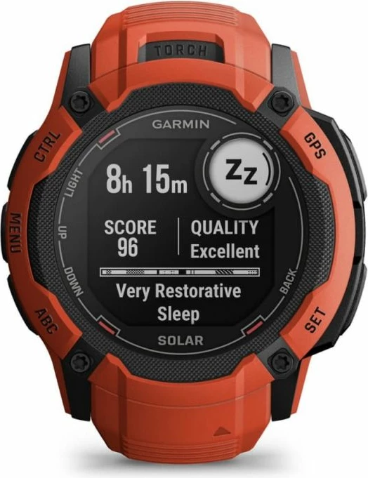 Orë sportive Garmin për femra e meshkuj, e kuqe