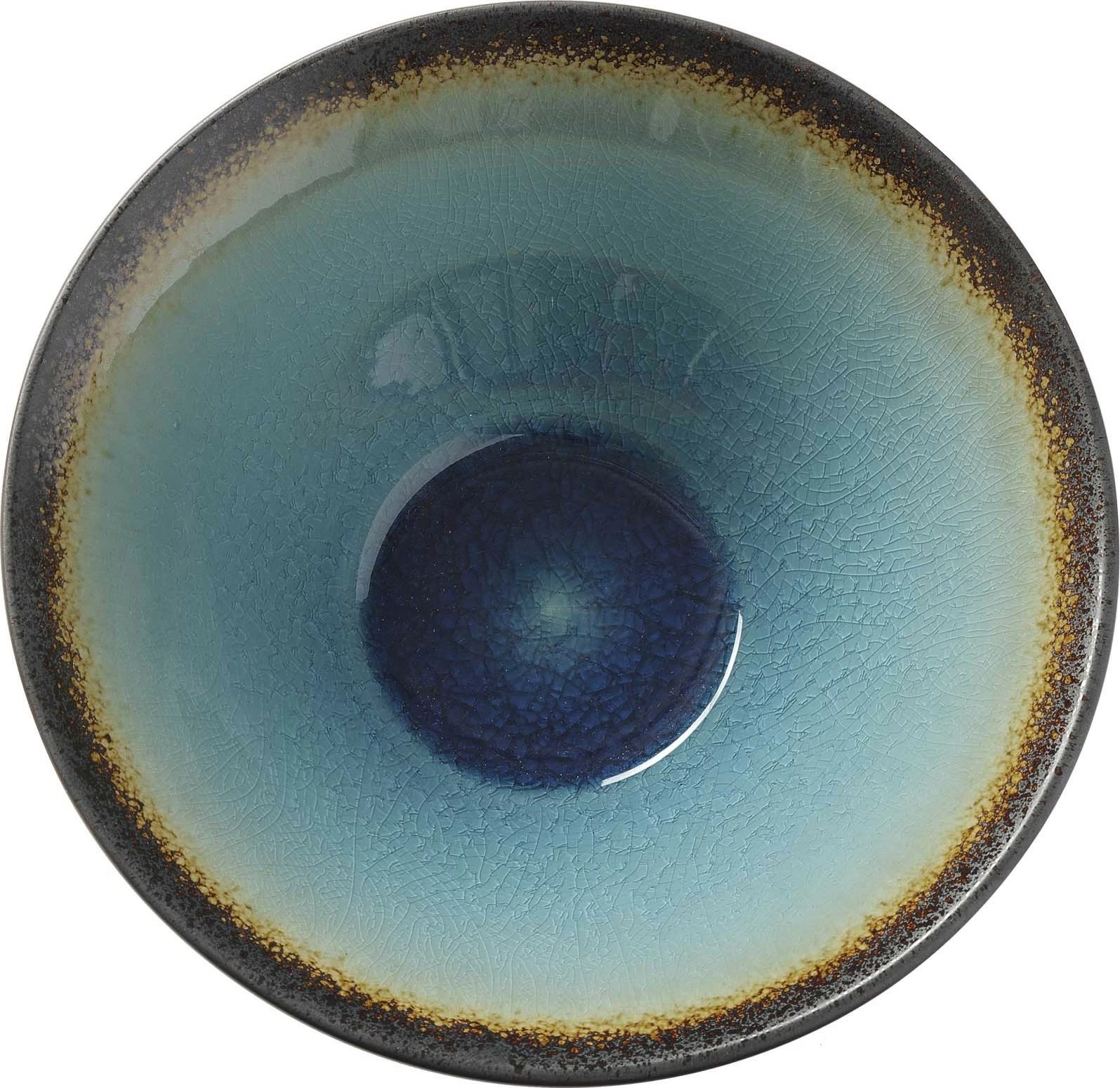 Tas konik Fine Dine Lazur 1.5L 225x90mm, set 2 copë, kaltër