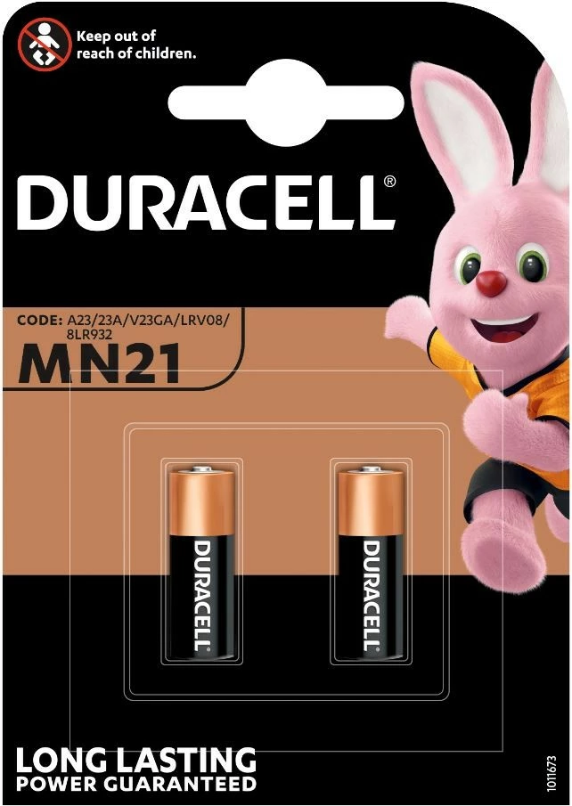 Bateri Duracell MN21, 12V, paketë 2 copë