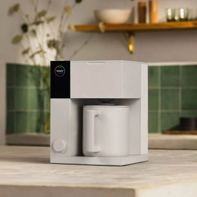 Aparat kafeje me filtra Fellow Aiden White, 1.5L, Bardhë