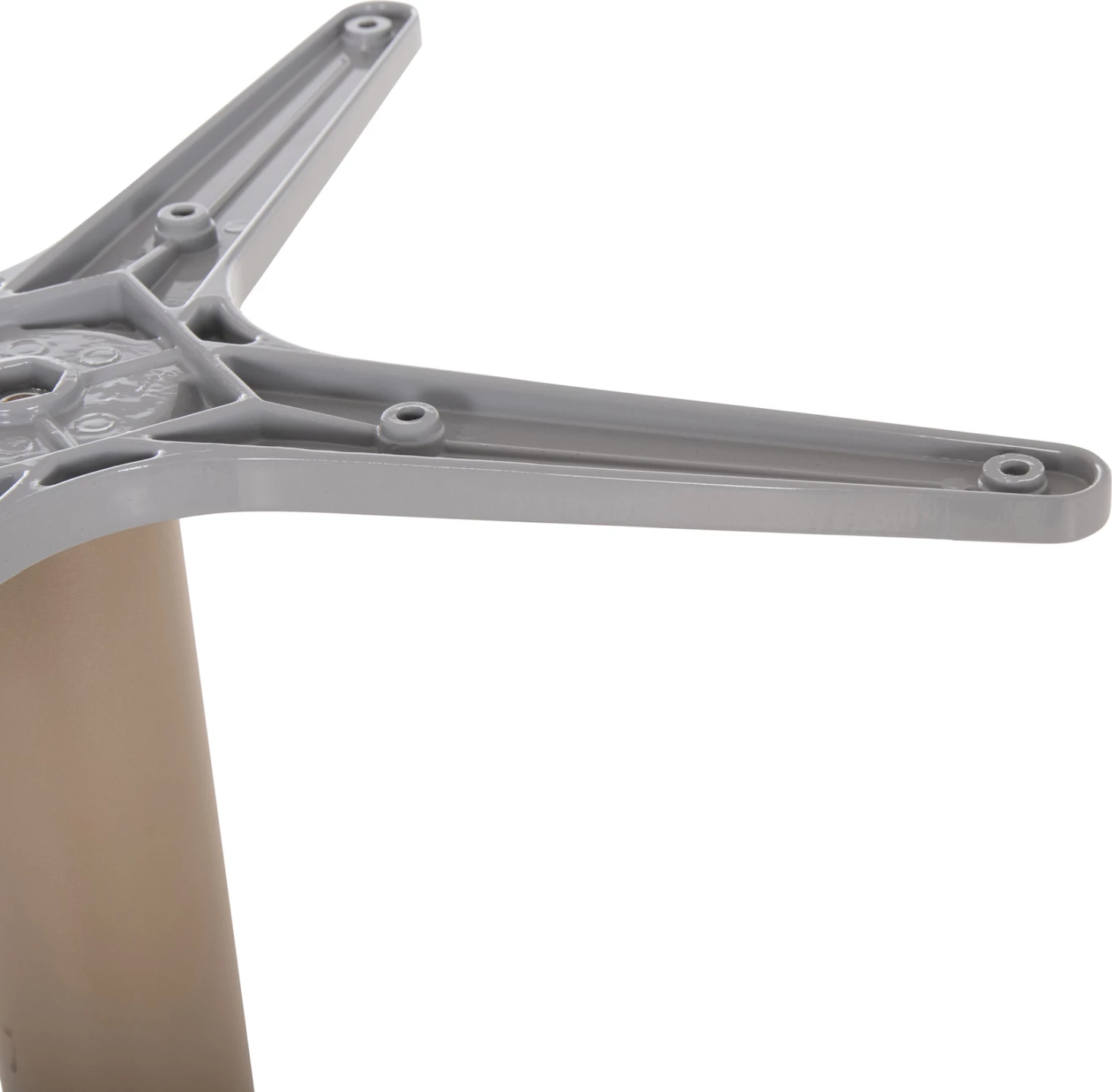 Baza alumini për tavolinë, ngjyrë kapuçino mat, FH460.25, 66x66x72cm, kryq 48x48cm