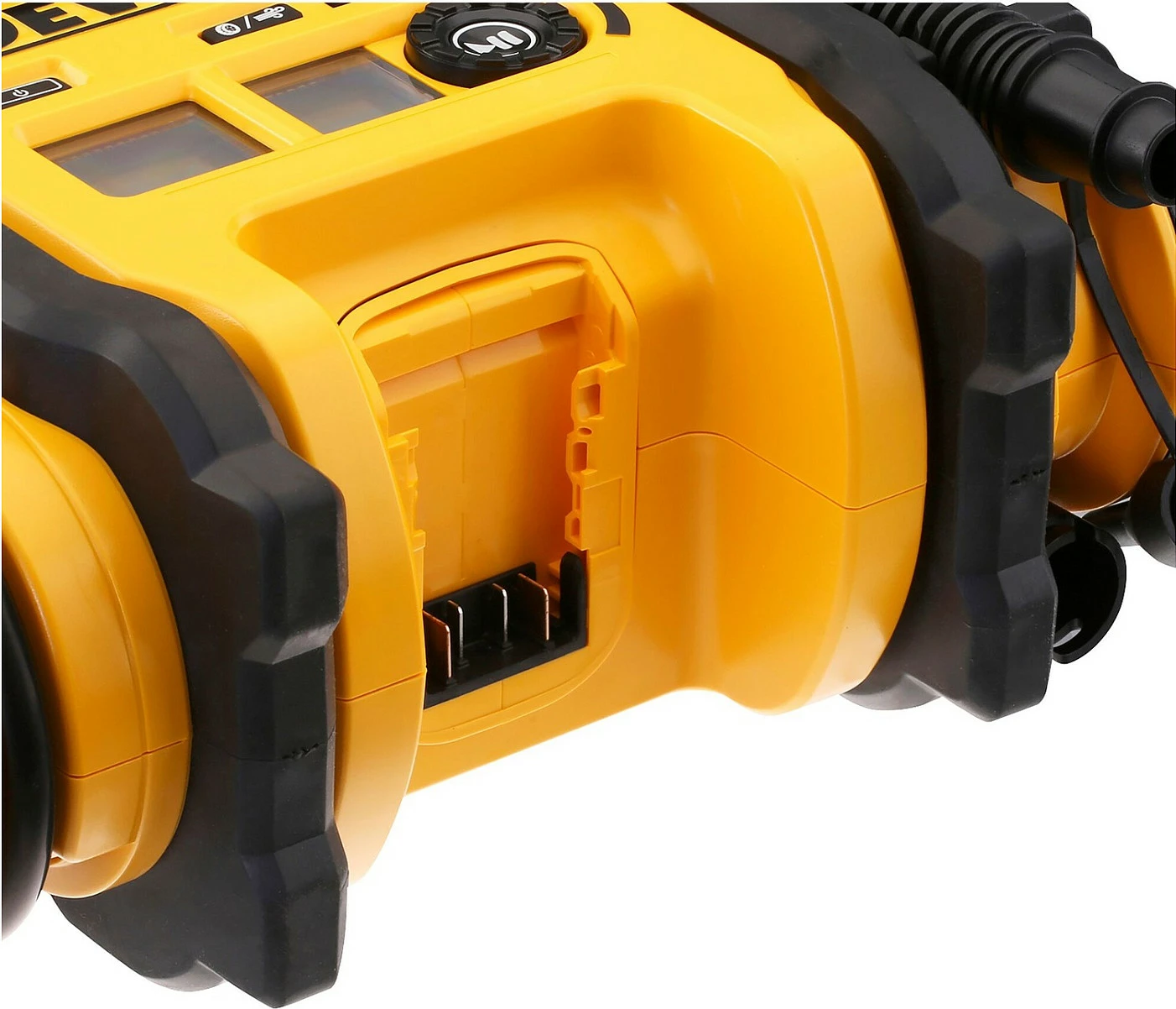 Kompresor ajri DeWALT DCC018N, 11 bar, 2.5 kg, zi-verdhë