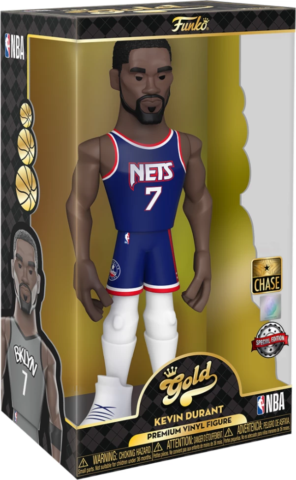 Figurinë vinili Funko Gold NBA Nets Kevin Durant 12" (CE'21) Chase Edition