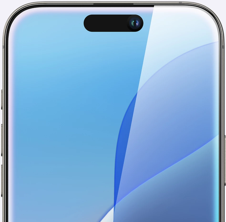 Xham mbrojtës AmazingThing Radix Full Glass për iPhone 16 Plus, transparent