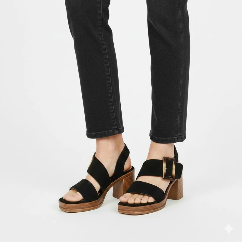 Sandale femrash Potocki 54307, të zeza