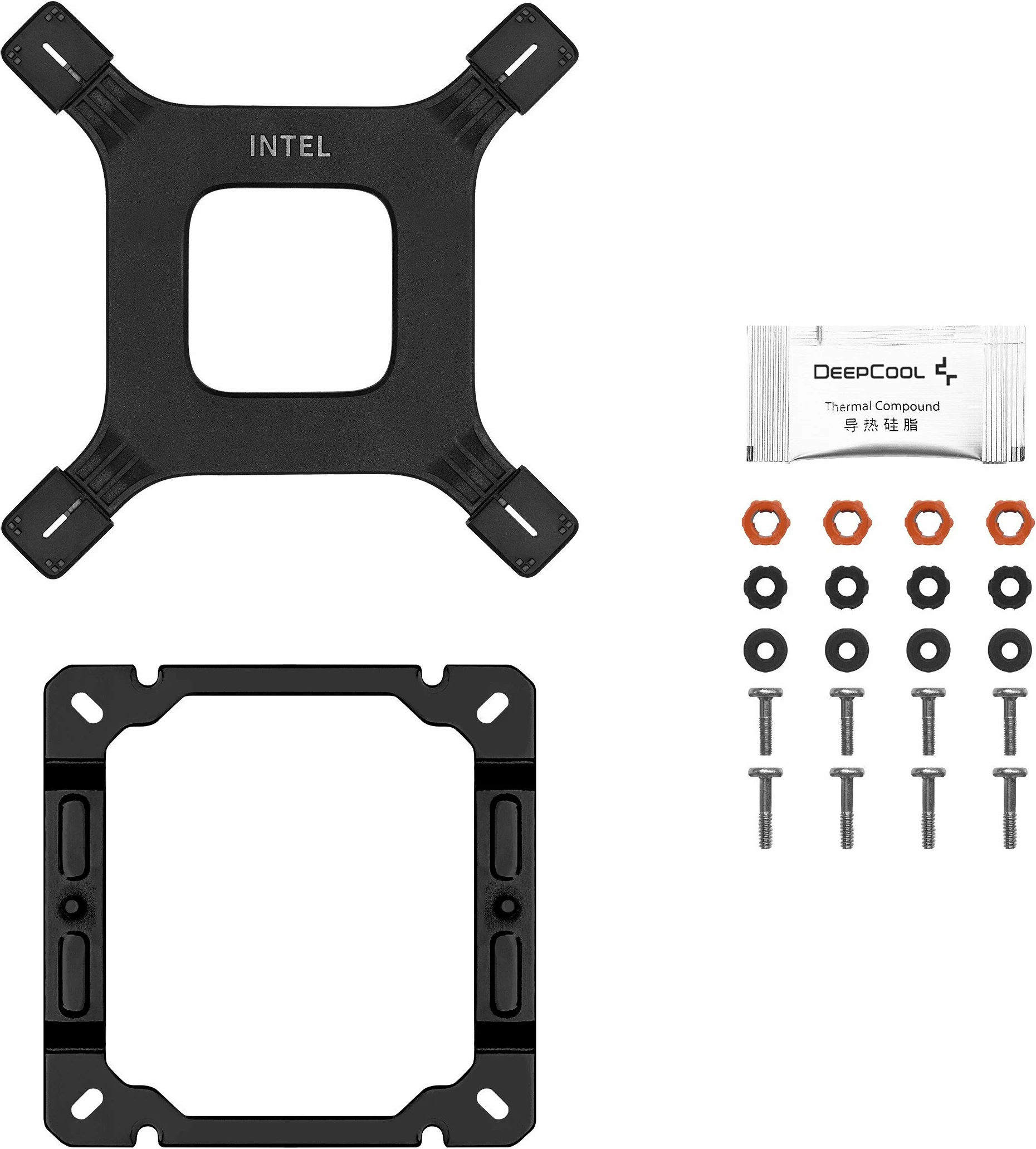 Ftohës CPU Deepcool AG400 BK ARGB V2 (R-AG400-BKAMMN-GJD) 120mm, 4 heatpipe, 220W TDP, i zi