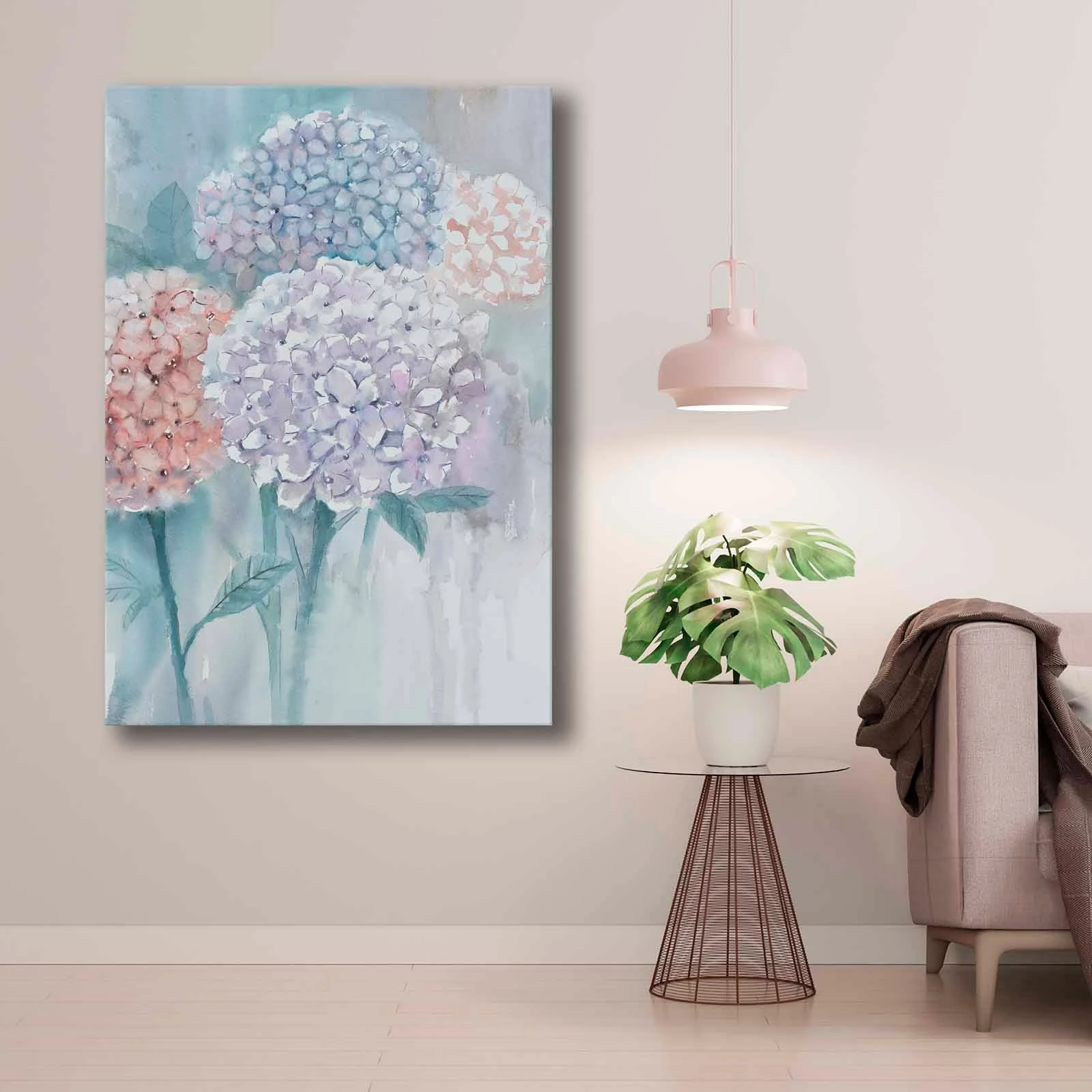 Pikturë dekorative në kanavacë, shumëngjyrëshe, 70x100cm, Wallity