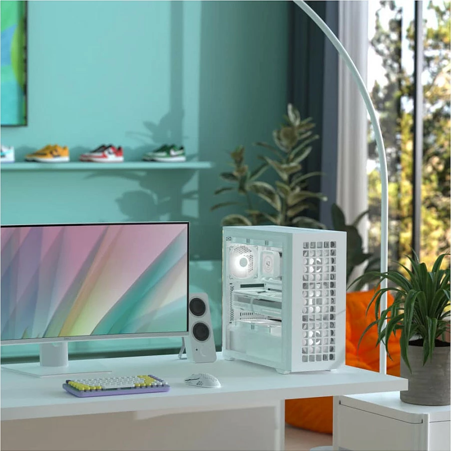 Kasë Aerocool D502A Midi Tower, RGB, e zezë