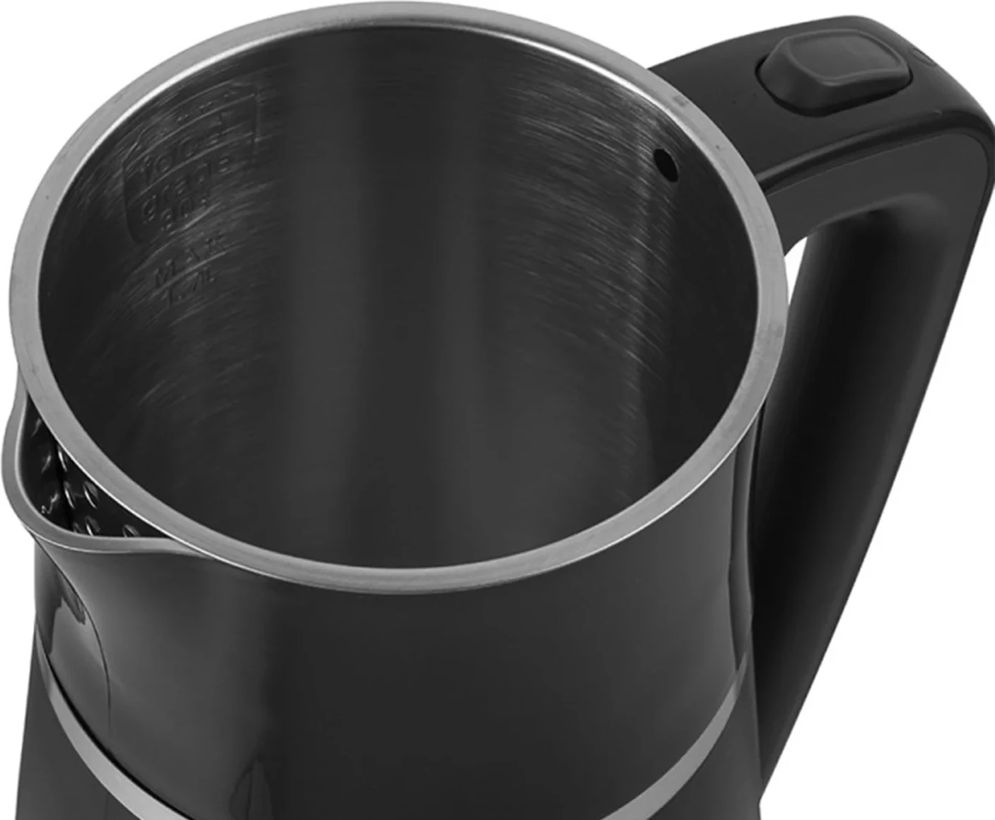 Zierëse uji elektrike, Elit, ELEGANCE 1.7B, 1.7L 1850-2200W, mur i dyfishtë inox, bazë 360°, e zezë 8