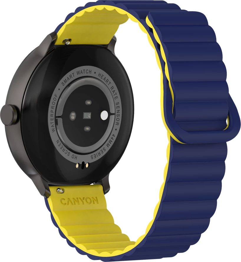 Smartwatch CANYON Jacky SW-69 1.30\" 360x360 Bluetooth 5.1 200mAh Blu/Verdhë