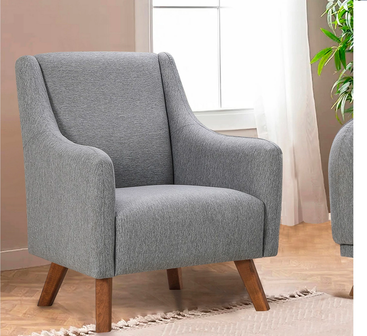 Karrige Wing Hera, Atelier del Sofa, ngjyrë gri