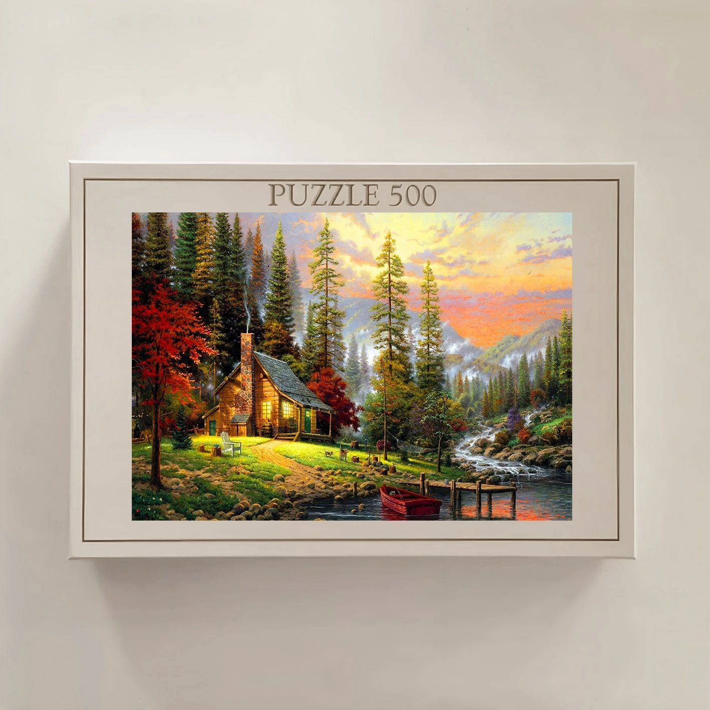 Puzzle 500 copë, Evila Originals, shumëngjyrësh, PZL_0183_500