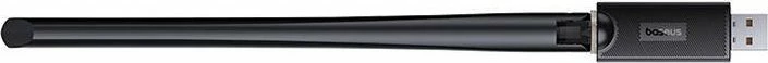 Adapter Wi‑Fi USB Baseus FastJoy B01317600111-01 300Mbps Wi‑Fi 5 me antenë 6dBi, i zi