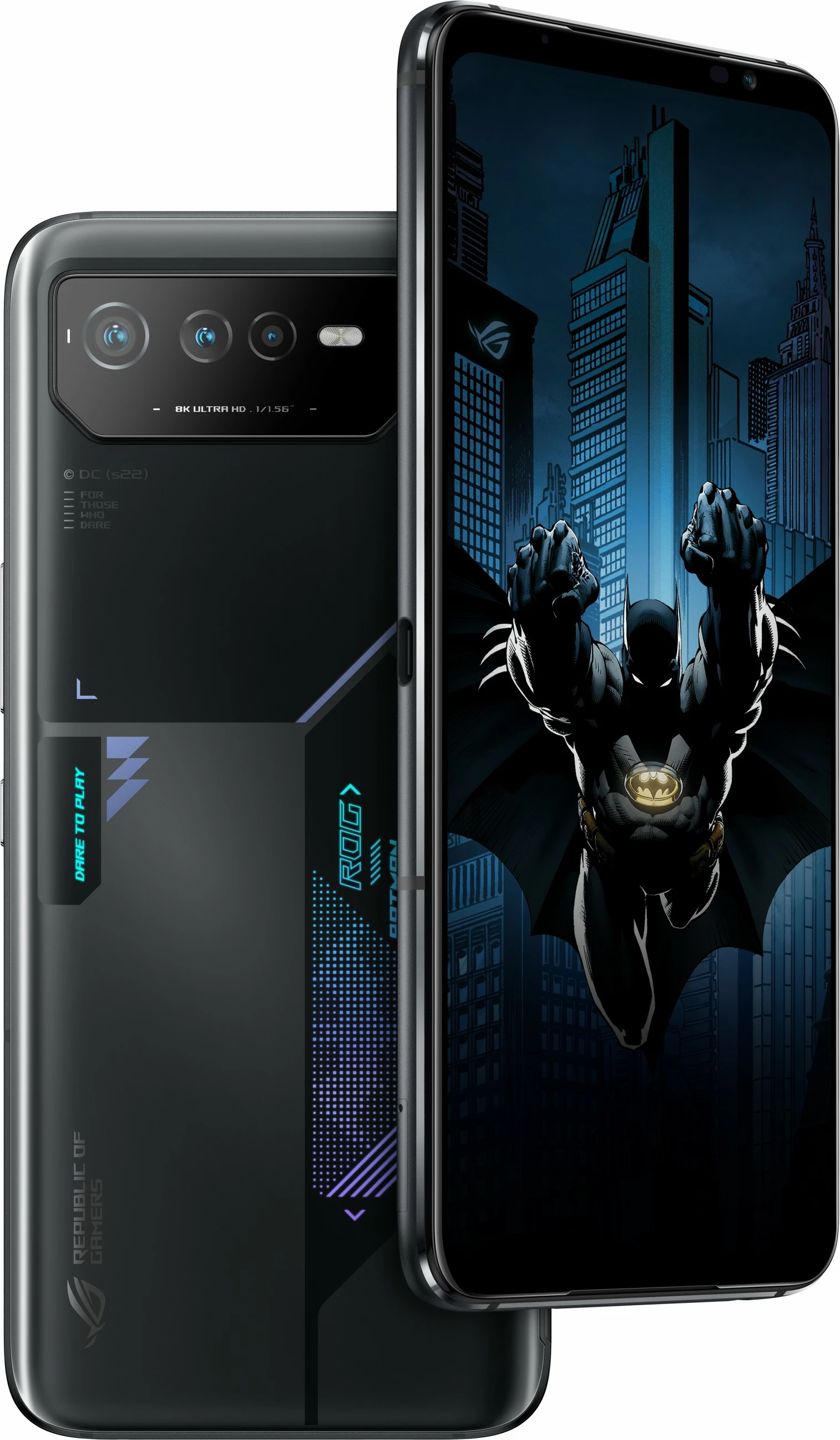 Celular ASUS ROG Phone 6 BATMAN Edition, 12 GB, 256 GB, 50 MP, Android 12, Black