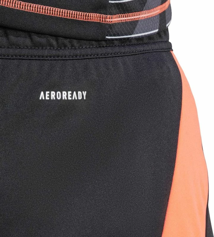 Shorce për meshkuj adidas Tiro 24, të zeza me portokalli