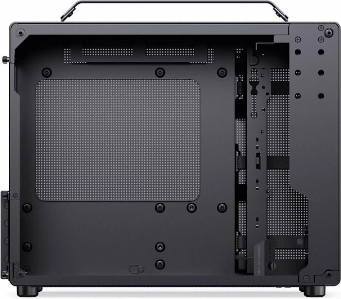 Kasë Jonsplus Z20 Mesh Mini Tower Micro-ATX/Mini-ITX, pa PSU, USB-C, e zezë