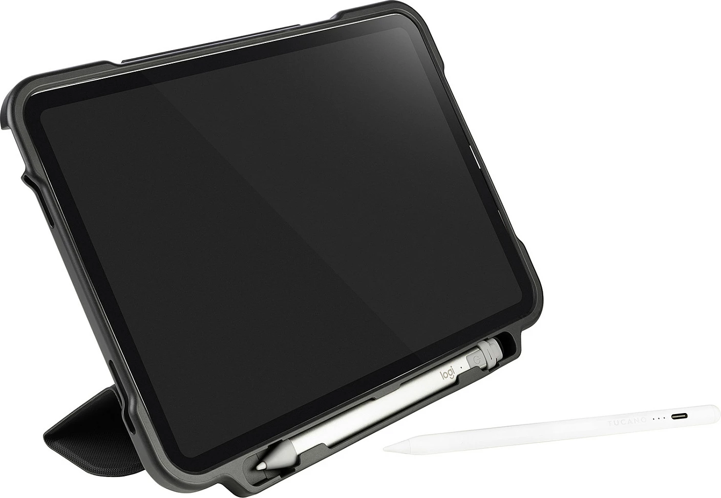 Mbështjellës folio Tucano ALUNNO për iPad 10.2" (Gen 7/8/9/10), rugged antishok, me stand, i zi