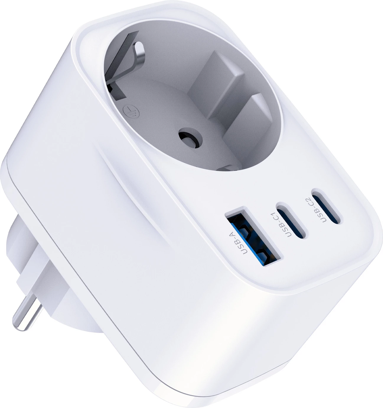 Karikues 3mk Hyper Comfort Charger GaN PD 30W, i bardhë