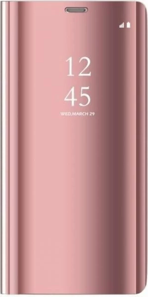 Mbështjellës ONASI Clear View për Samsung Galaxy A40/A405, roze