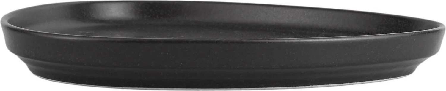 Pjatë trekëndore Porland Seasons Coal 270 mm, set 6 copë, e zezë