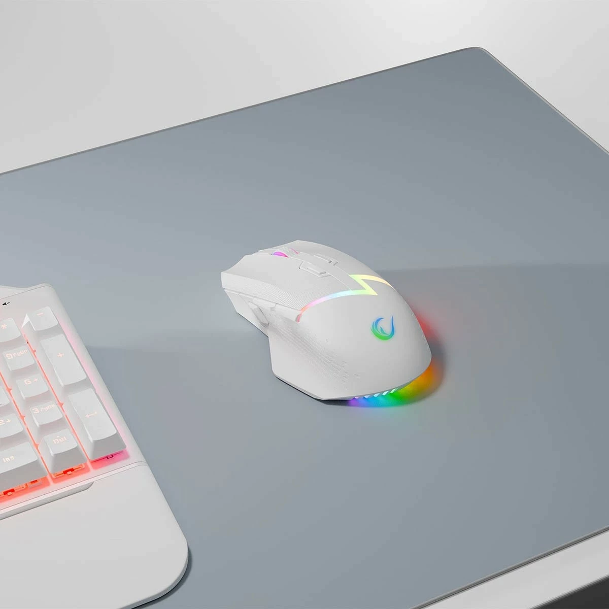Maus Rampage Drop M3 V2, 24000 DPI, RGB, i bardhë