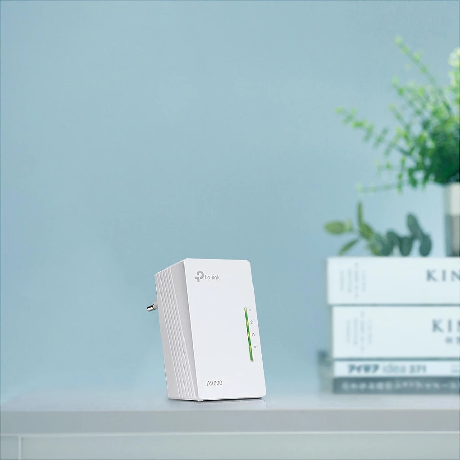 Zgjatues rrjeti Powerline Wi‑Fi TP-Link TL-WPA4220 AV600, 600 Mbit/s, 2x RJ45, bardhë