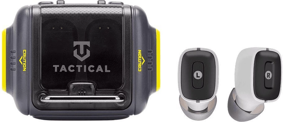 Kufje Bluetooth Tactical Space Force StrikePods BeEko YZ2102, Bluetooth 5.3, karikim pa kabllo, USB-C, gri, set