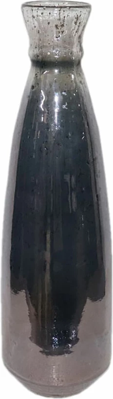 Vazo xhami Among, ngjyrë gri, 18x18x56 cm